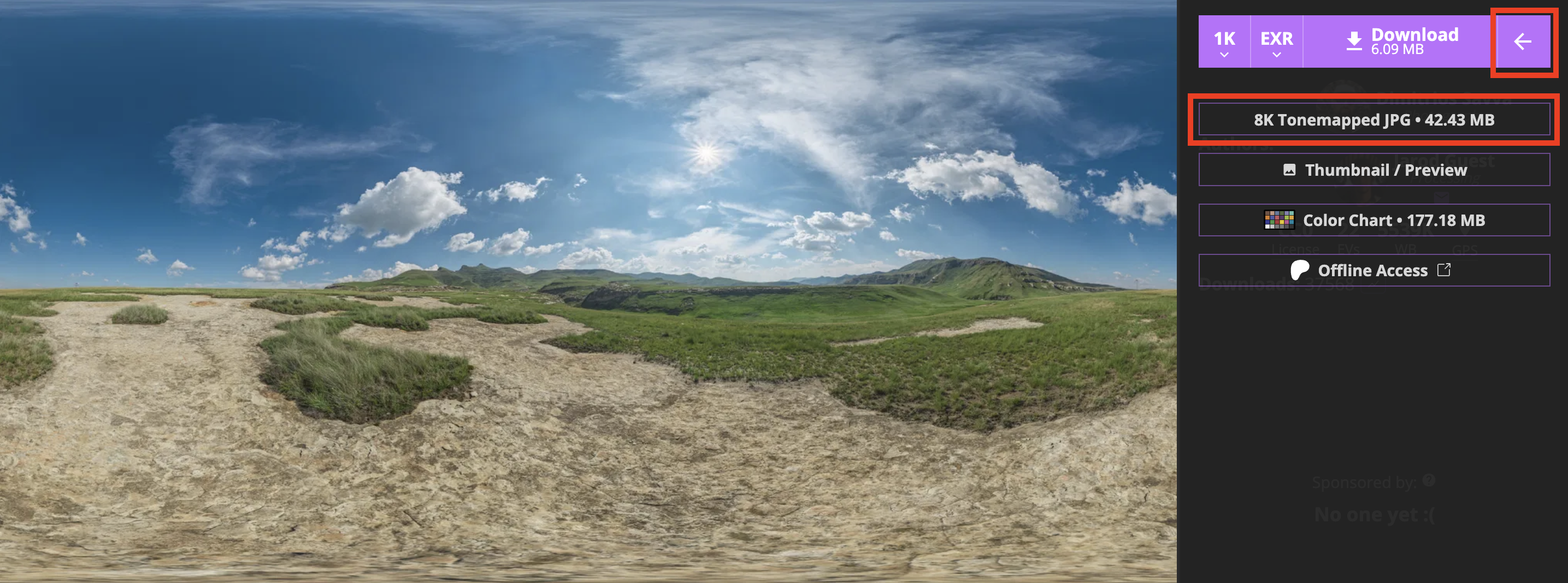 Poly Haven HDRI Download